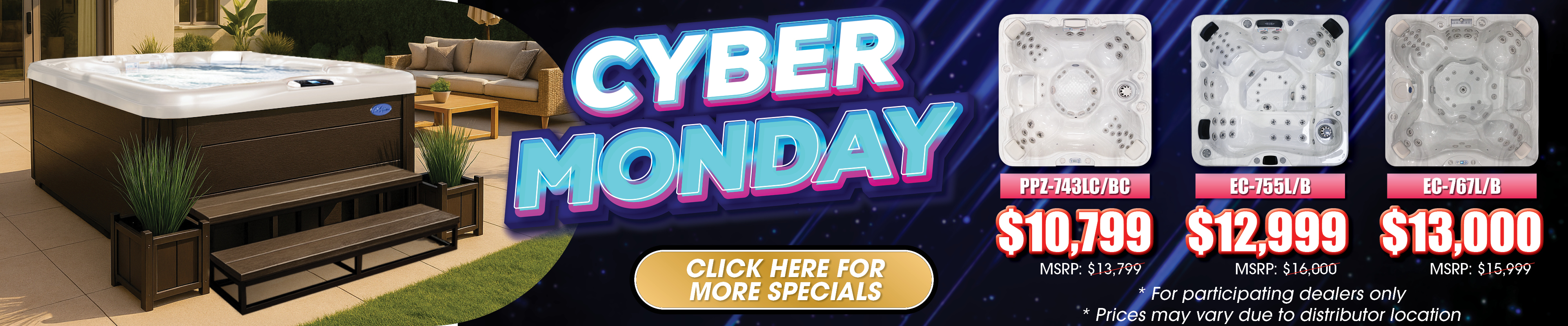 Calspas hot tub being used in a family setting - Boynton Beach